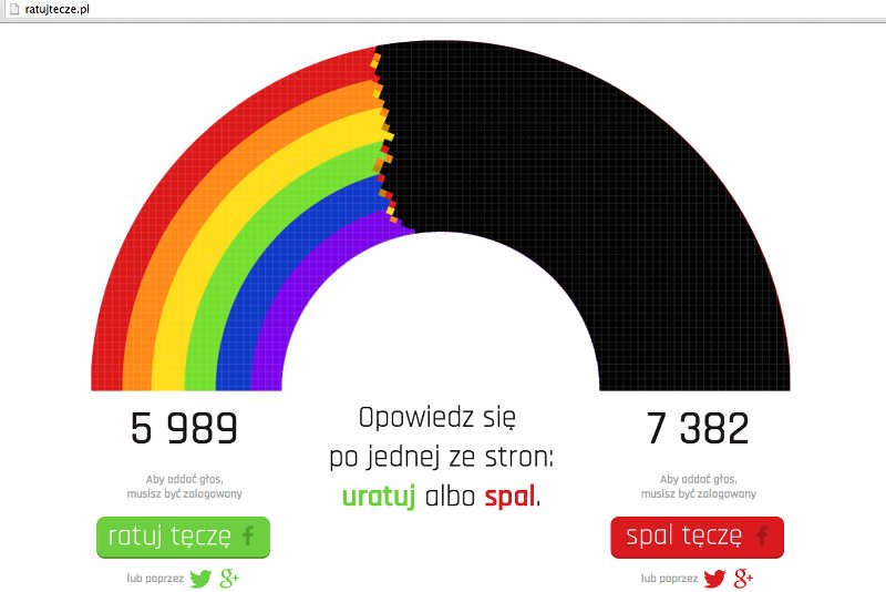 Tym razem tęcza nie spłonie?