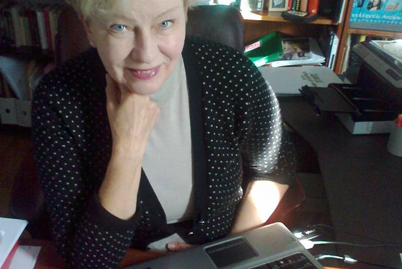 Krystyna Kofta, pisarka i felietonistka, a od 2,5 roku również popularna blogerka.