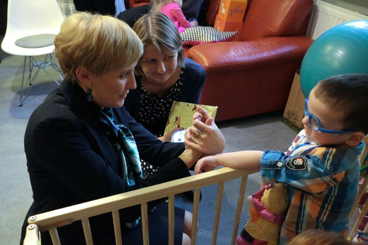 Agata Duda odwiedziła hospicjum w Łodzi