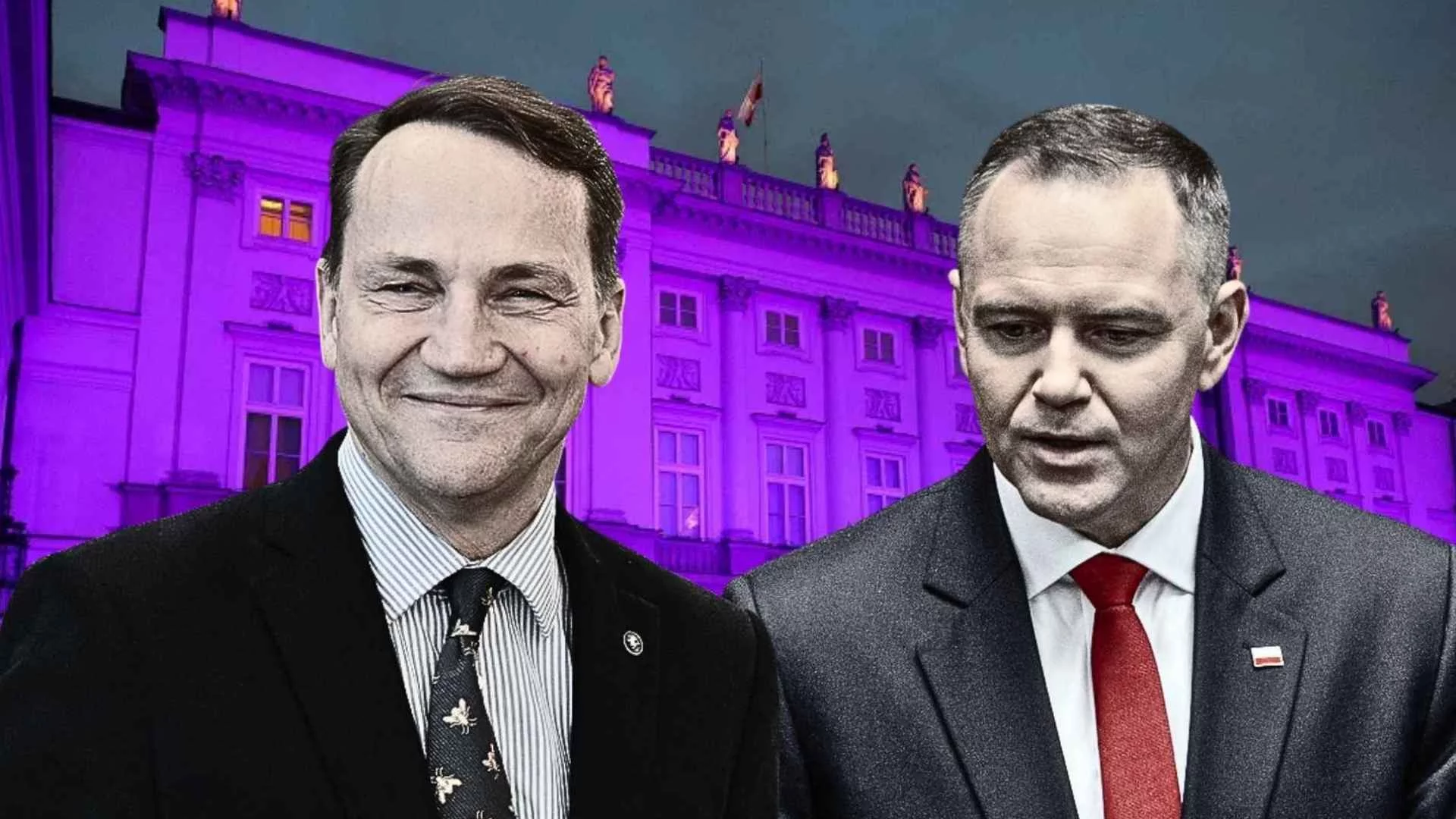 Uśmiechy w Pałacu Prezydenckim, a za kulisami twardy spór o ambasadorów. Nawrocki zaprasza Sikorskiego na rozmowę 26 stycznia.