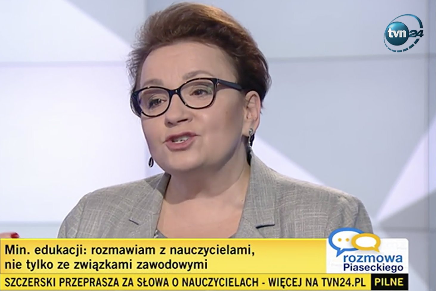 Anna Zalewska przekonywała, że kandydowanie do Parlamentu Europejskiego nie jest żadną ucieczką.