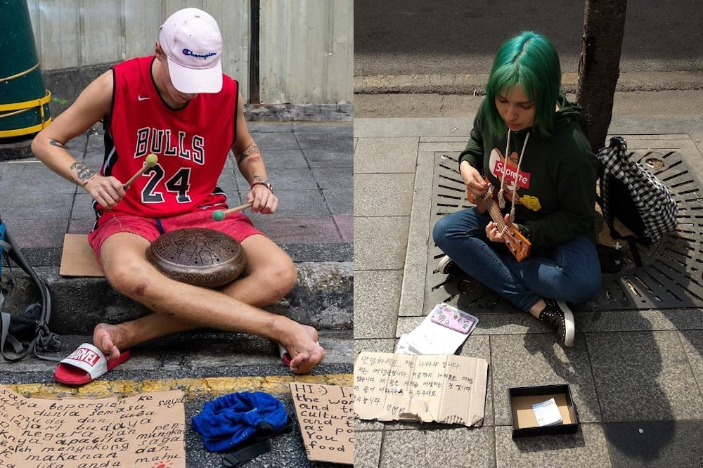 Zachodni turyści, którzy żebrzą dla zabawy, są plagą we wschodniej Azji