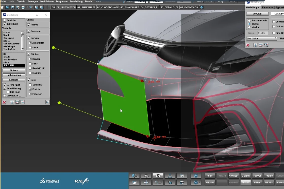 Projektowanie VW Golfa GTI