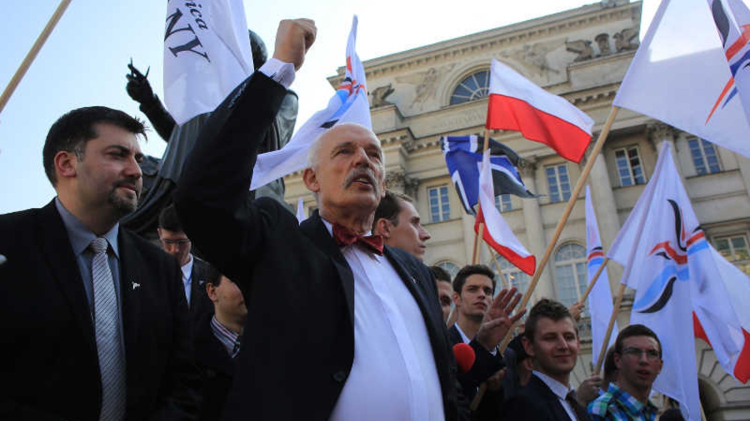 Partia Janusza Korwin-Mikkego trzeszczy w szwach.