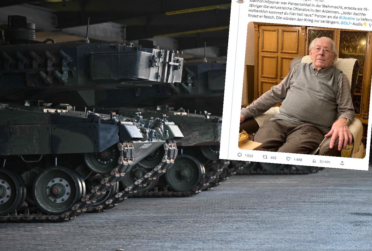 Walczył w Wehrmachcie w '44. Teraz krytykuje dostawy broni dla Ukrainy.