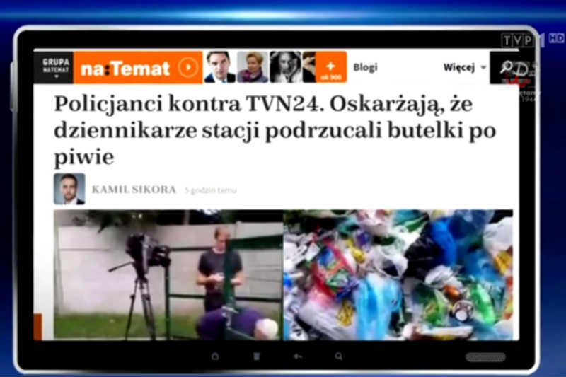 "Wiadomości" by uderzyć w TVN24 zmanipulowały tekst naTemat.