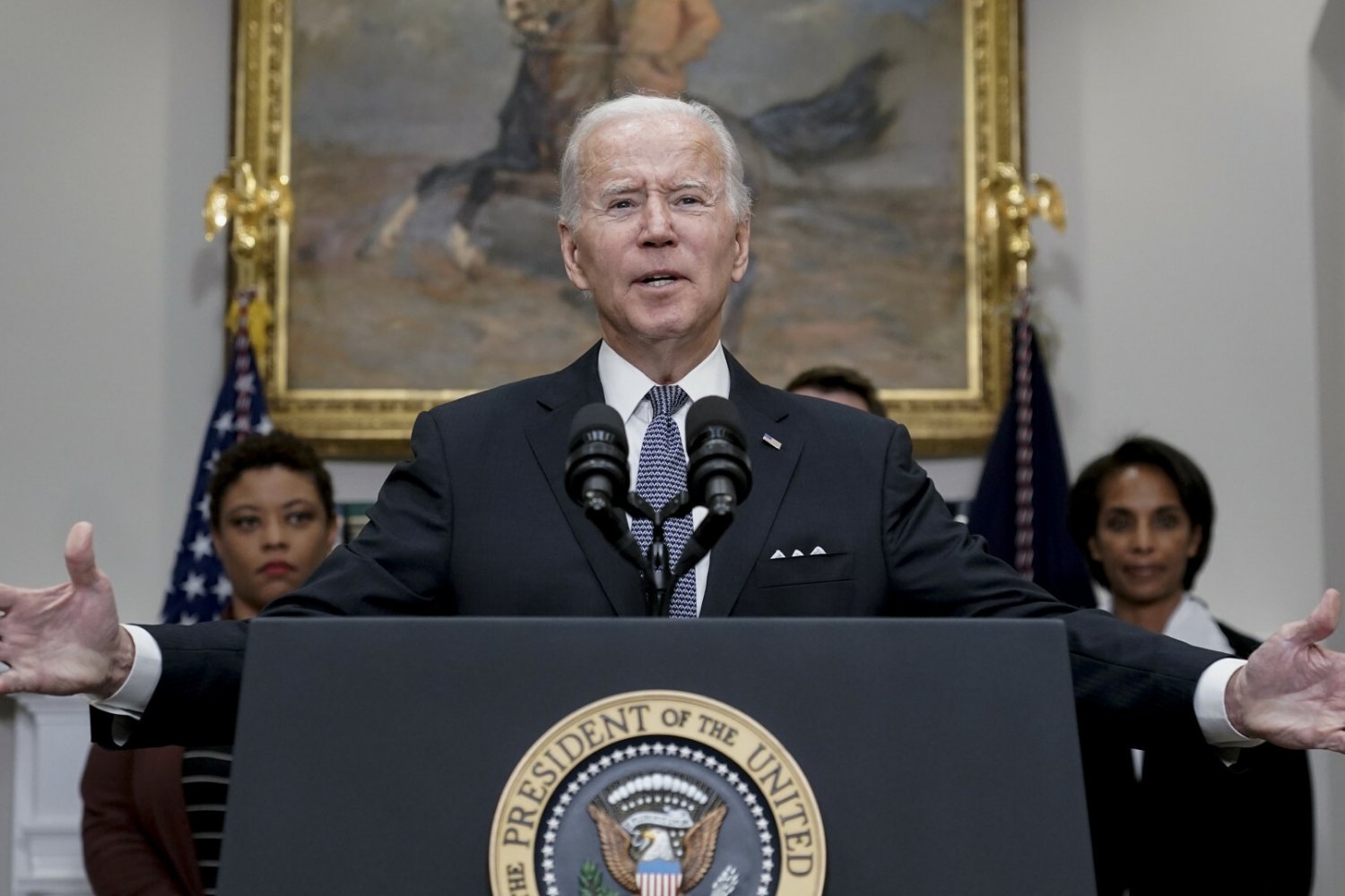 Joe Biden w Białym Domu.