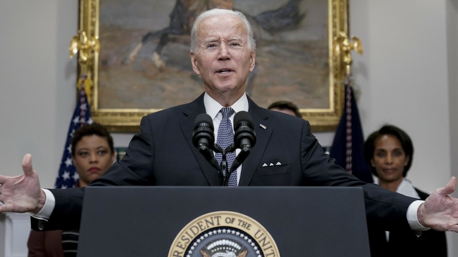 Joe Biden w Białym Domu.