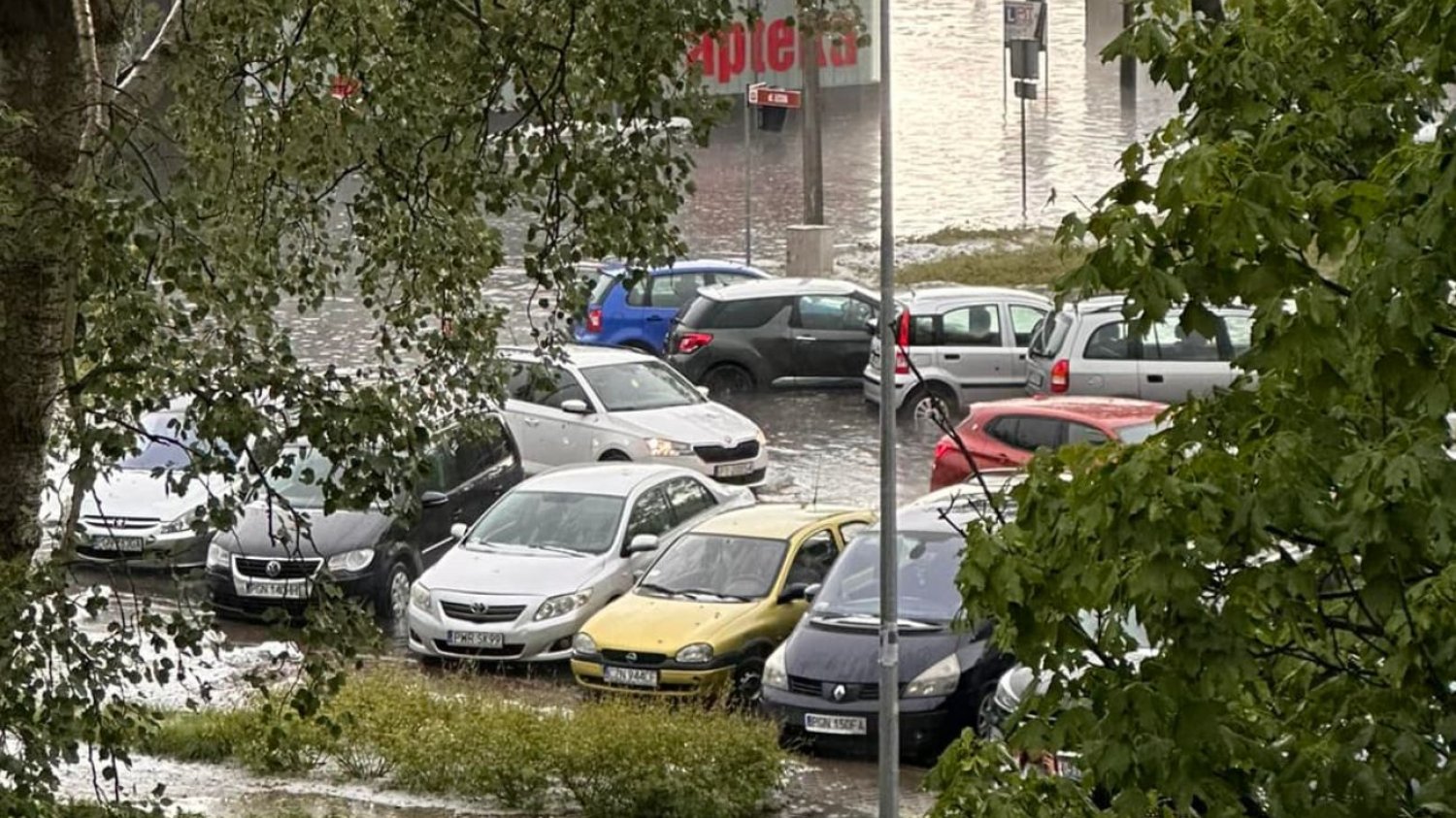 Gniezno pod wodą po burzy. Zwołano sztab kryzysowy