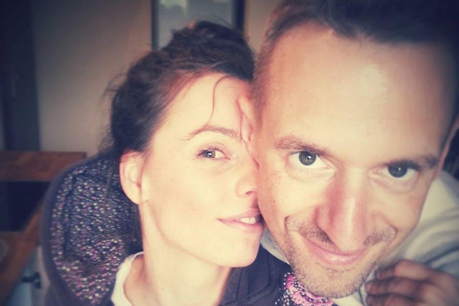 Dagmara Skalska ze zmarłym mężem - Tomaszem