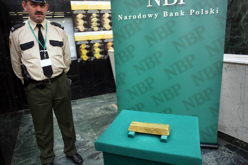 95 proc. polskiego złota jest przechowywane poza granicami kraju.