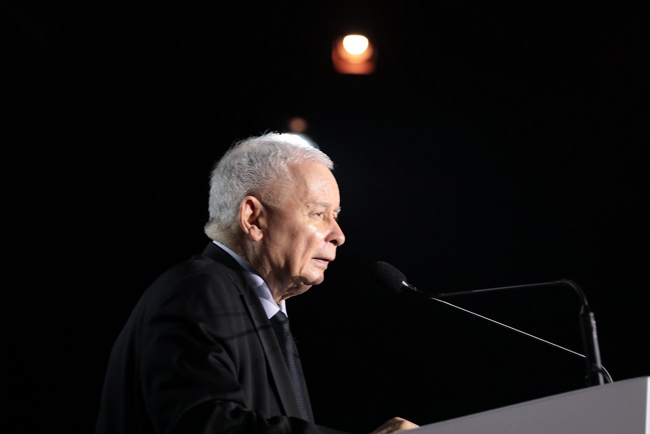 Jarosław Kaczyński wystąpił podczas Rady Politycznej Prawa i Sprawiedliwości.