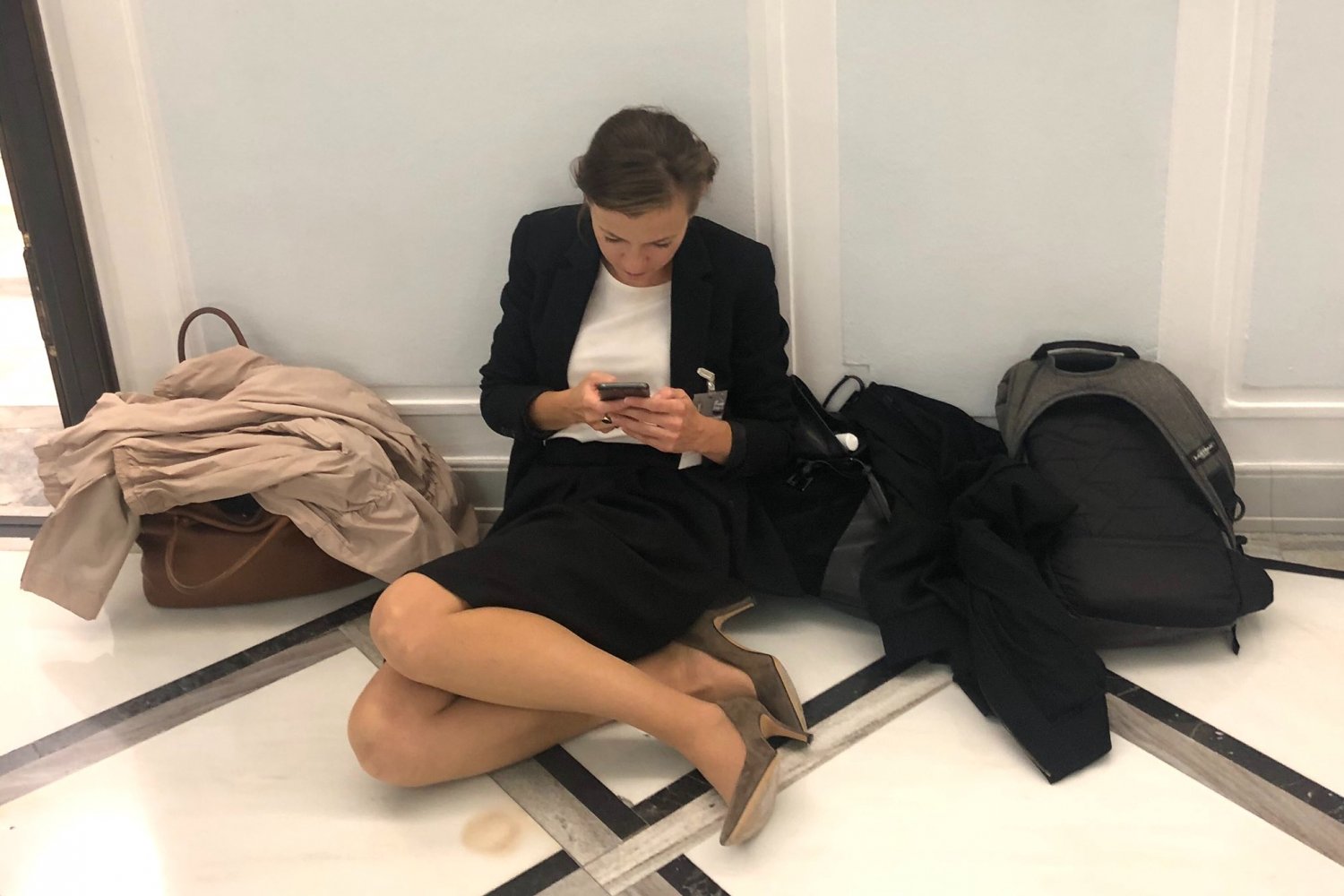 Kandydatka na RPO Zuzanna Rudzińska-Bluszcz zamieściła wymowne zdjęcie z Sejmu.