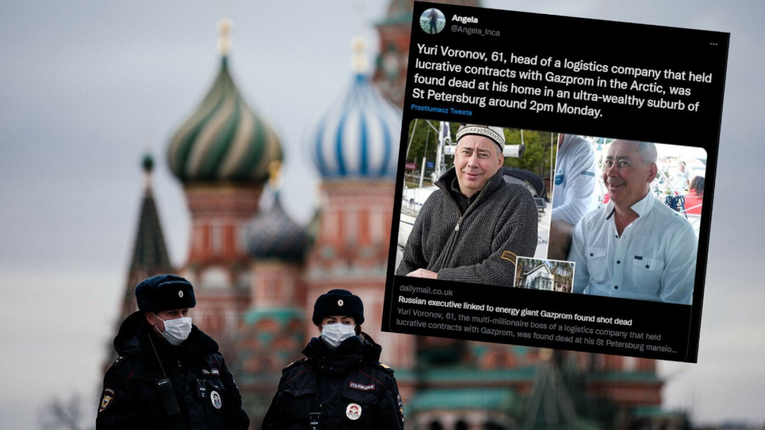 Ciało rosyjskiego oligarchy znalazła w basenie jego żona