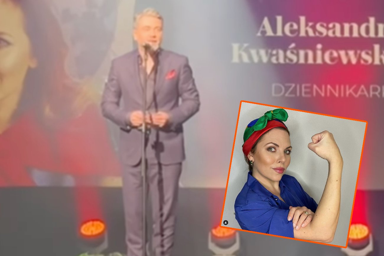 Badach odebrał nagrodę za Kwaśniewską. Nagranie robi furorę w sieci [WIDEO]