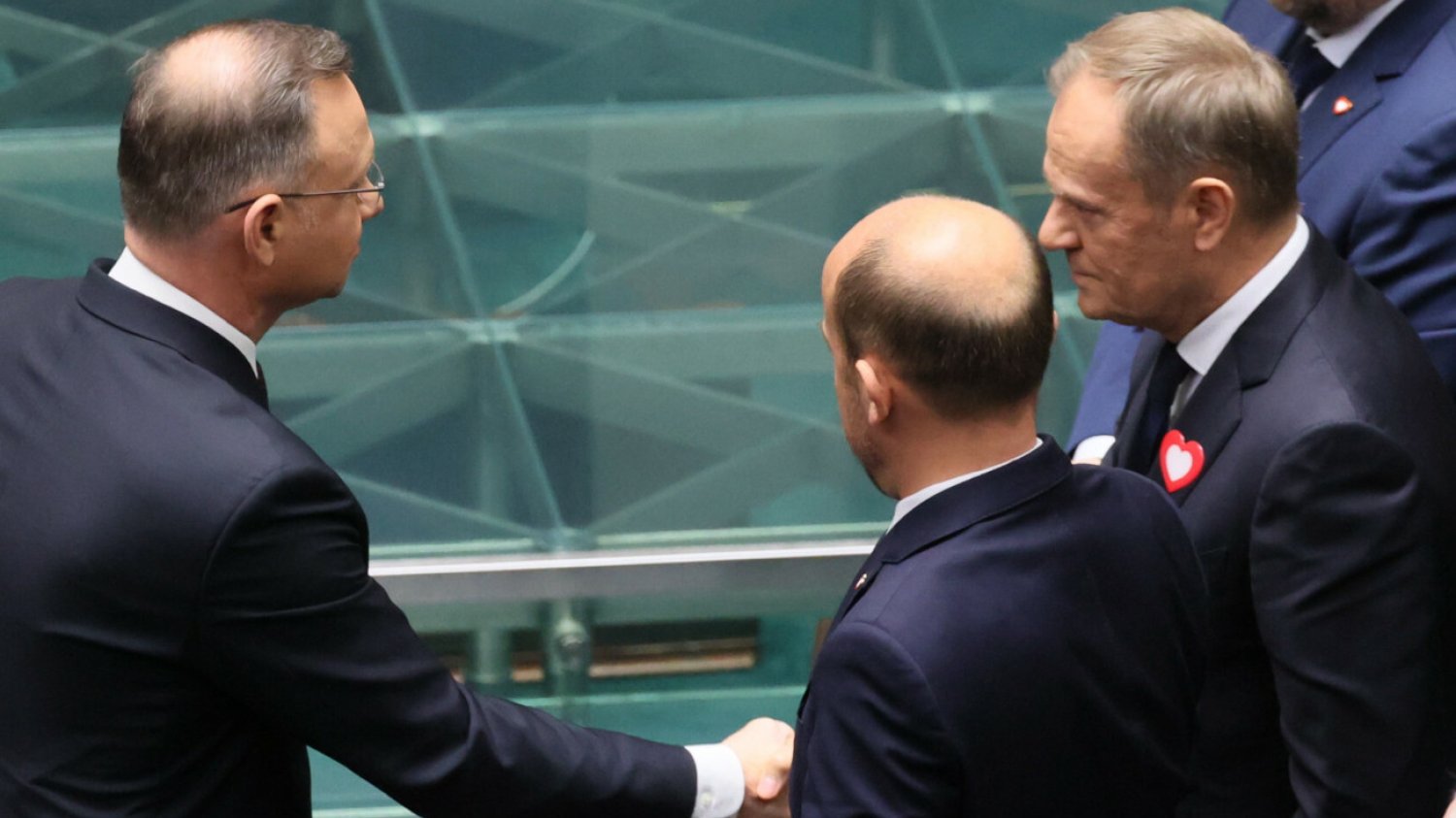 Prezydent Andrzej Duda i premier Donald Tusk