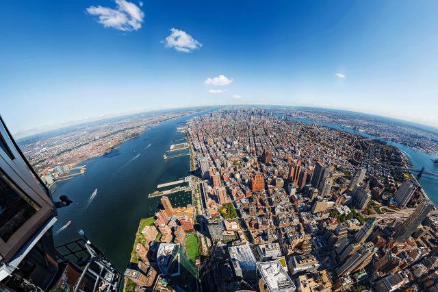 Tak wygląda Nowy Jork ze szczytu One World Trade Center