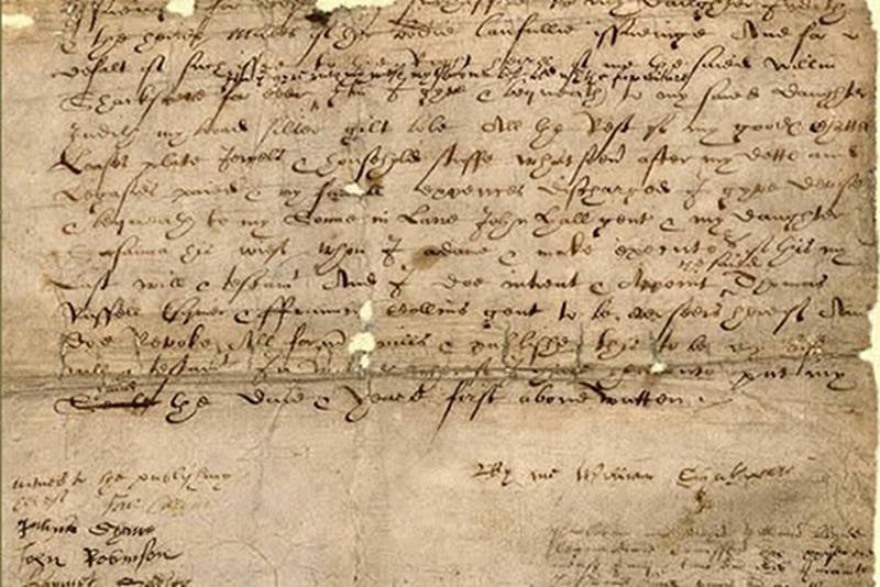 Testamen Williama Szekspira.