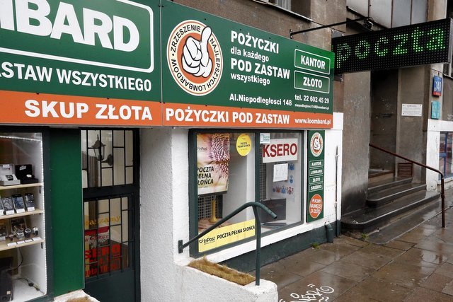 Warszawski punkt ogólnopolskiej sieci Loombard, właściciel chce być jak Biedronka -  w kilka lat podbić rynek także w małych miastach