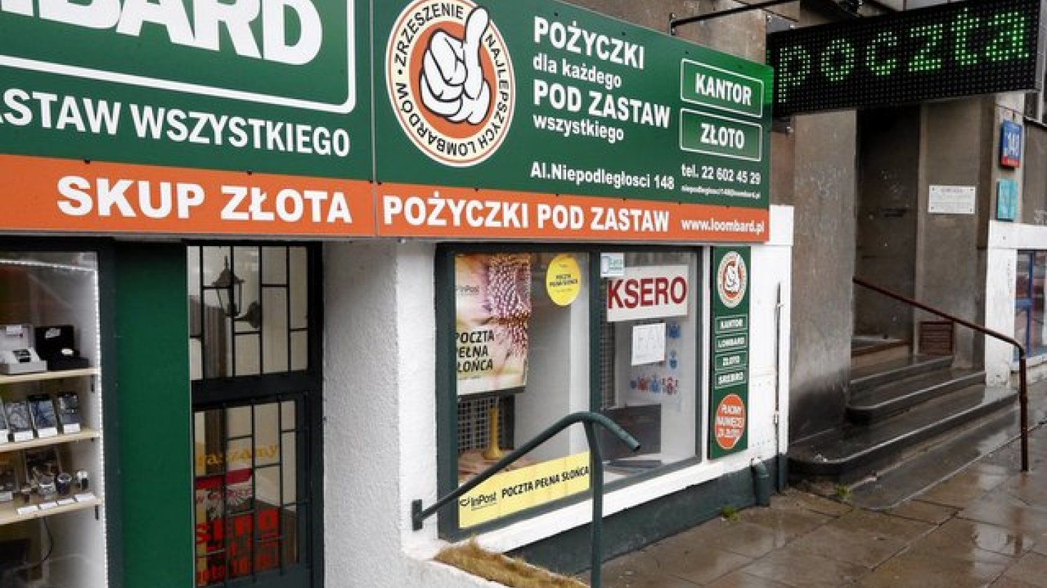 Warszawski punkt ogólnopolskiej sieci Loombard, właściciel chce być jak Biedronka -  w kilka lat podbić rynek także w małych miastach