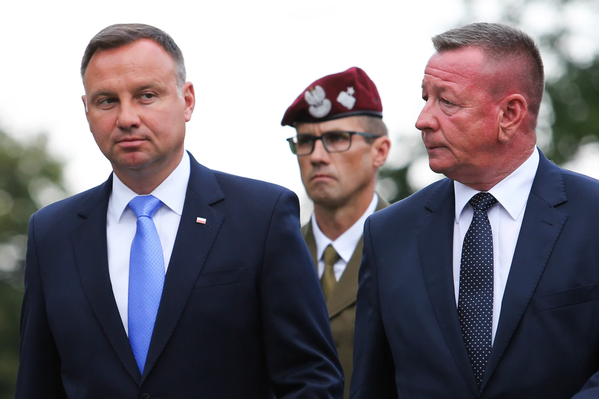 Andrzej Duda wziął udział w odsłonięciu pomnika Józefa Hallera w Jurczycach pod Skawiną.