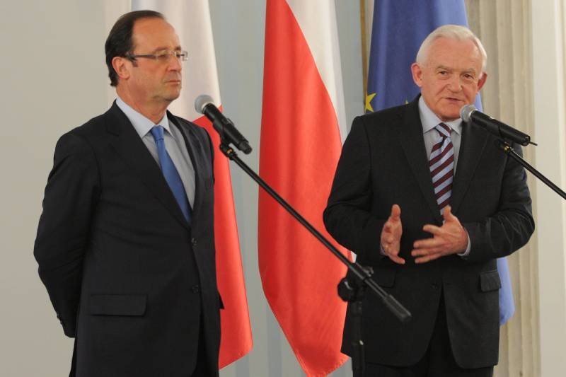 Leszek Miller i Francois Hollande w Sejmie