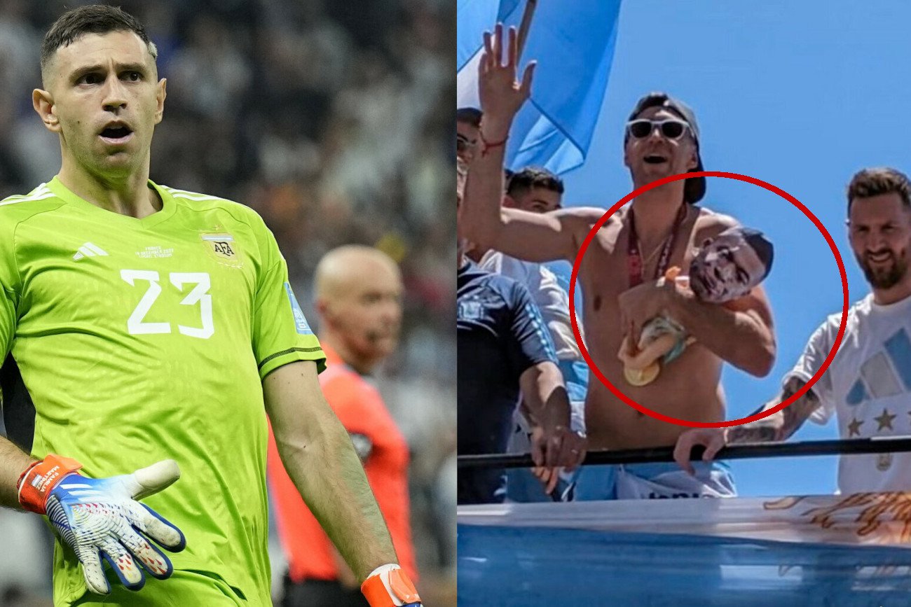 Emiliano Martinez stał się jedną z najbardziej kontrowersyjnych  postaci po finale mundialu w Katarze.