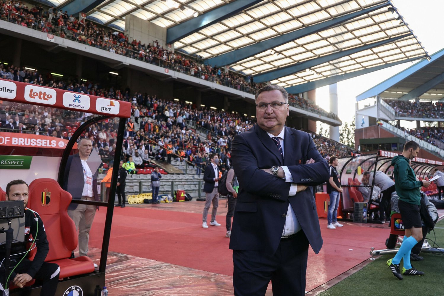 Czesław Michniewicz o porażce z Belgią w Brukseli: chcieliśmy grać w piłkę