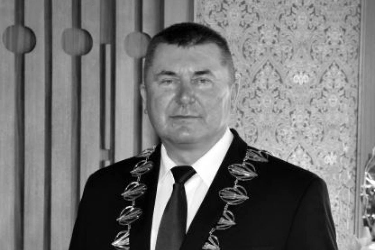 Burmistrz Rogoźna Roman Szuberski.