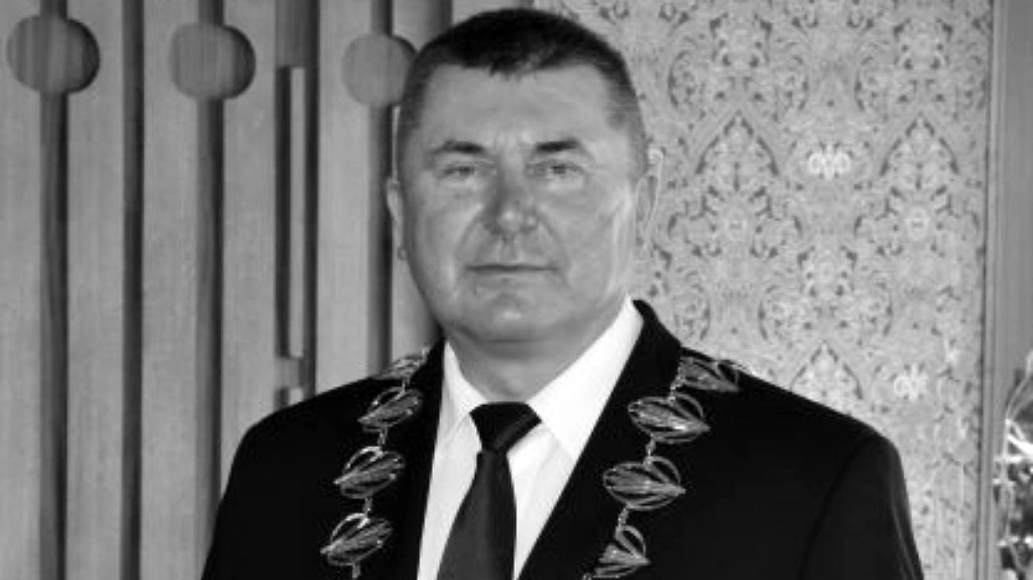 Burmistrz Rogoźna Roman Szuberski.