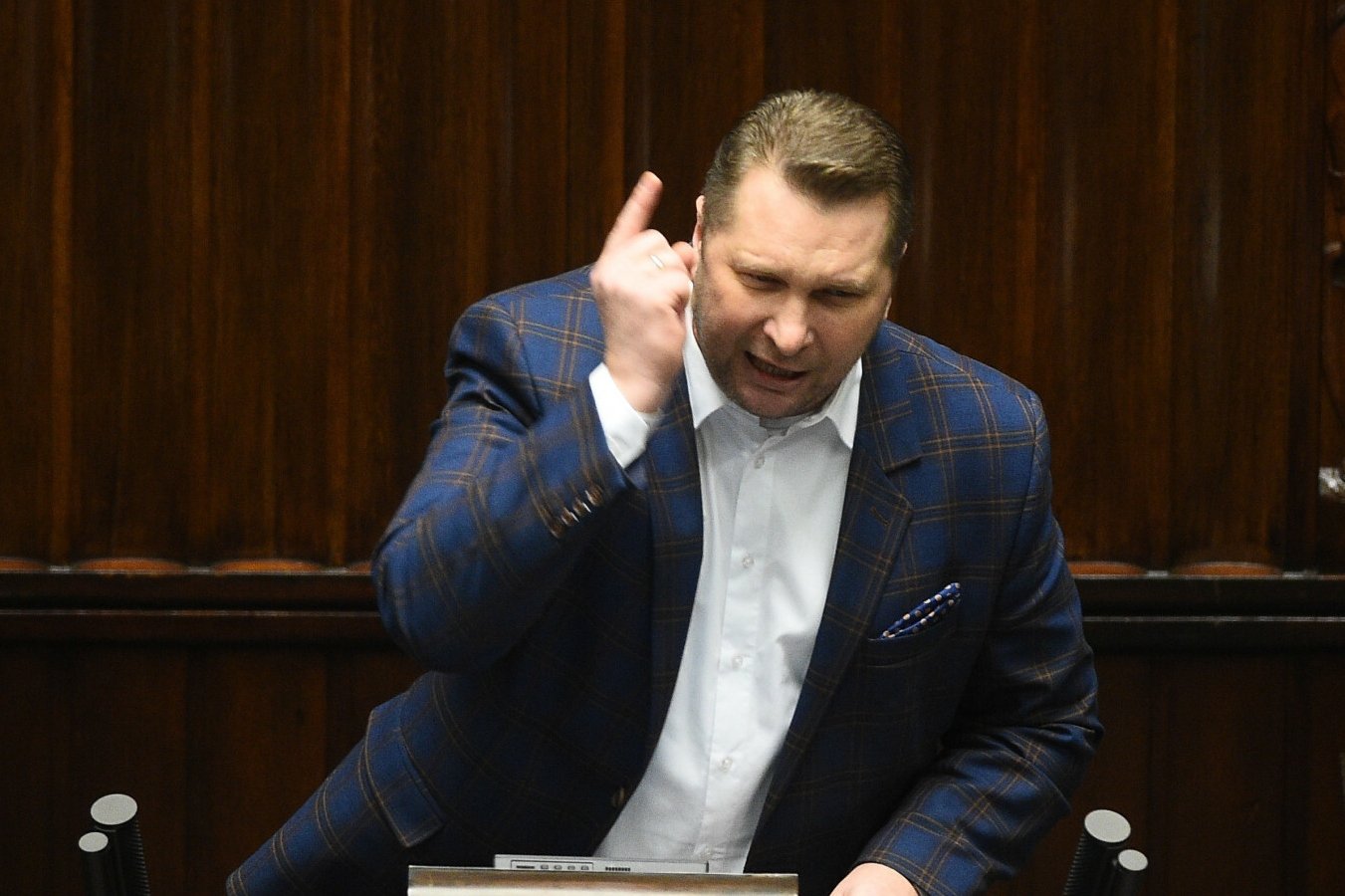 Przemysław Czarnek w Sejmie.