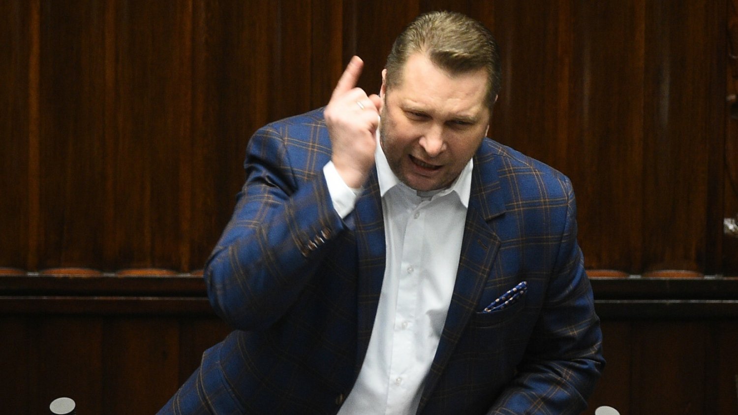 Przemysław Czarnek w Sejmie.