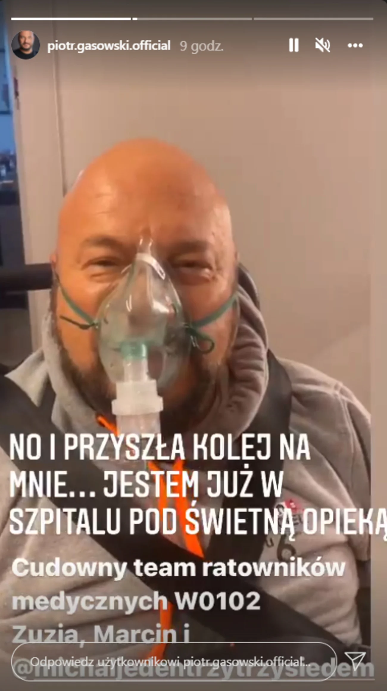 Piotr Gąsowski trafił do szpitala z powodu COVID-19