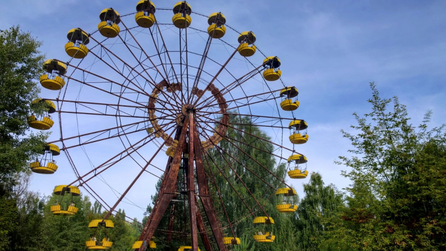 Wesołe miasteczko w centrum Prypeci
