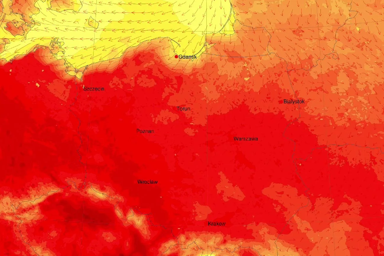 Do Polski sunie bomba ciepła. W niektórych miejscach Europy jest już nawet powyżej 40 stopni Celsjusza.