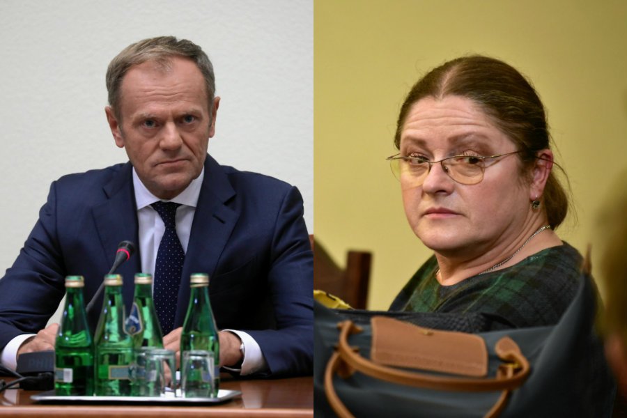 Krystyna Pawłowicz o Donaldzie Tusku - "zestrachany wyraz brzydkiej twarzy rudego niemieckiego szatniarza".