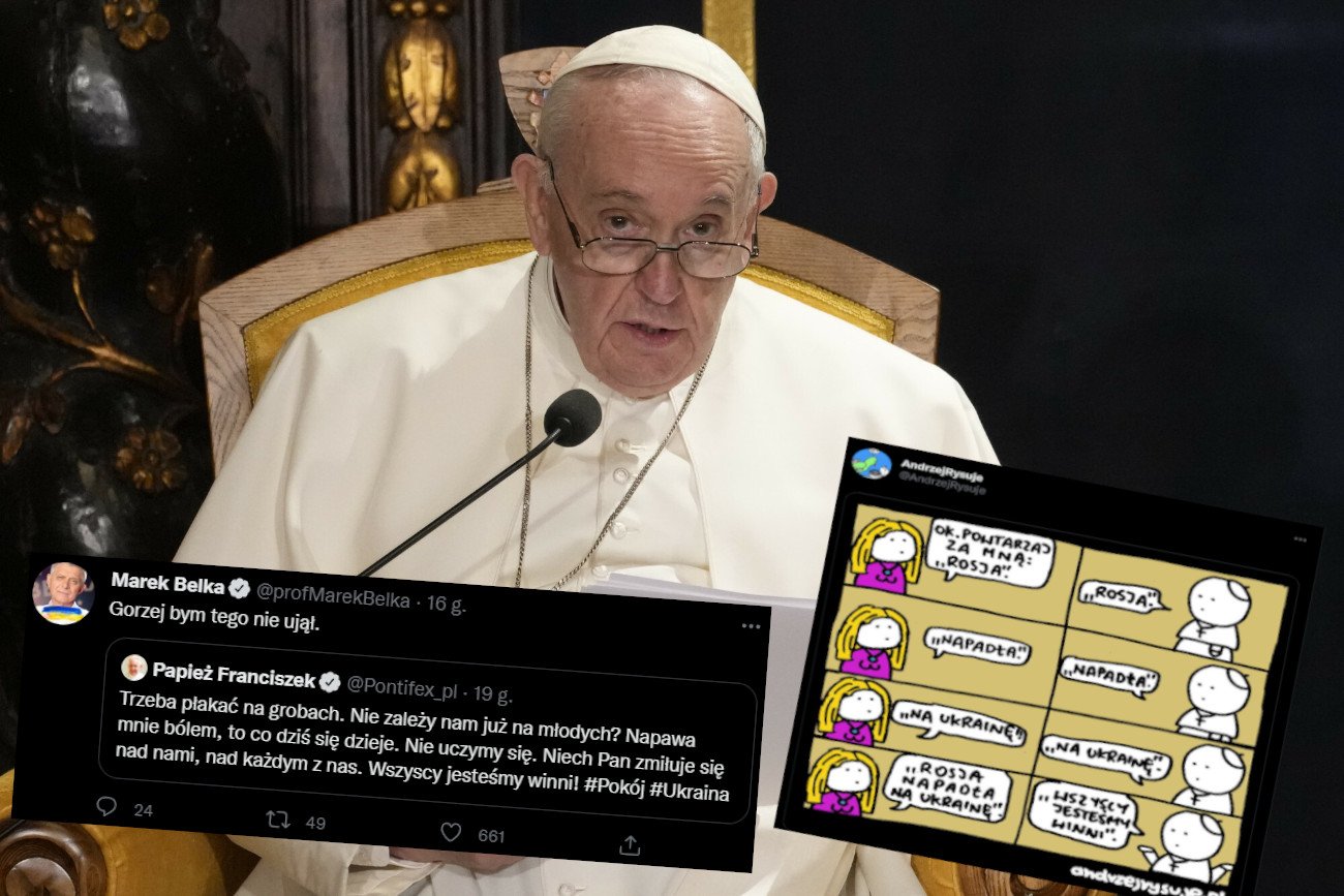 Papież Franciszek zabrał głos na temat wojny w Ukrainie