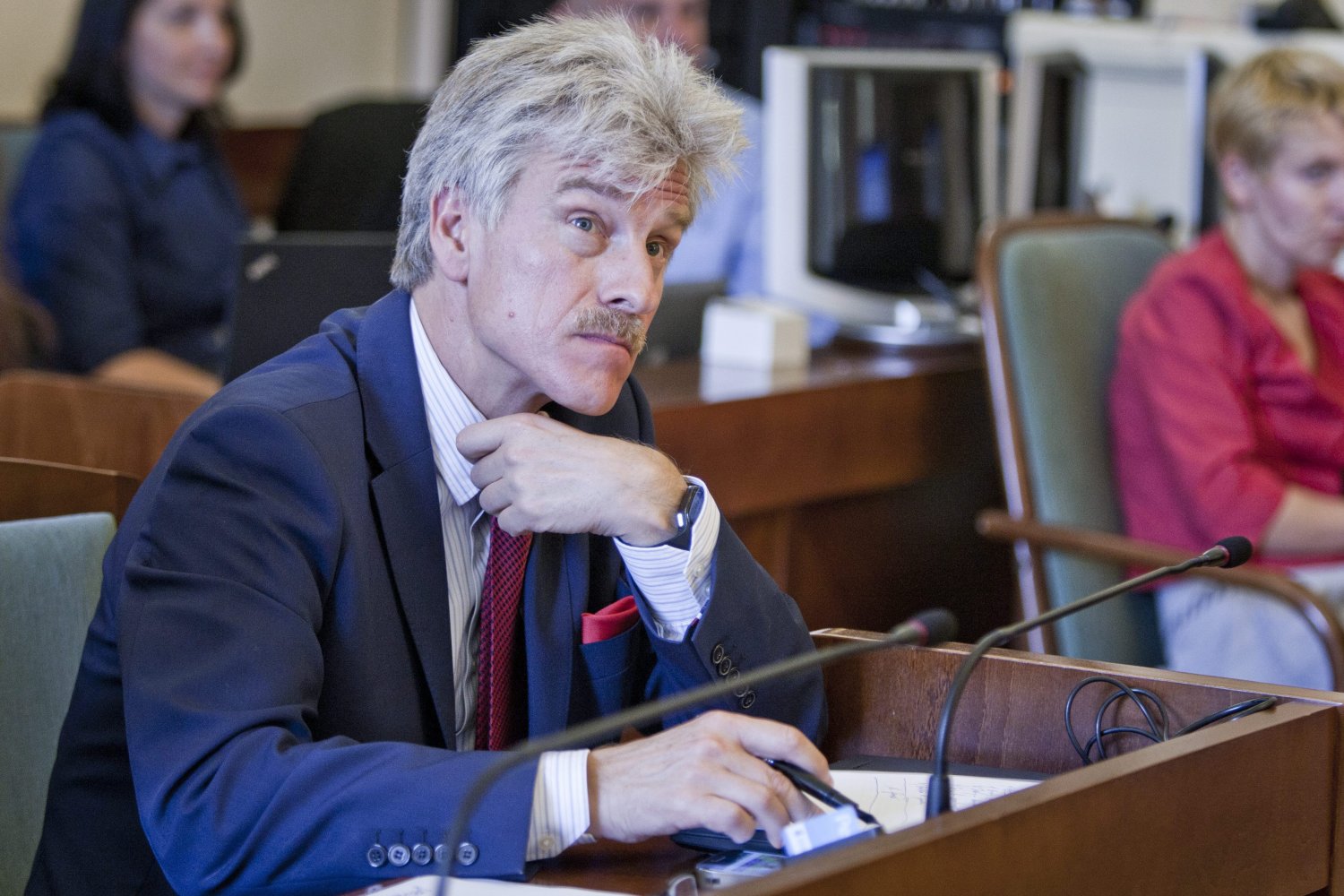 Prezydent Poznania, Ryszard Grobelny - zdaniem "Gazety Wyborczej" może mieć problem z wygraniem II tury wyborów.