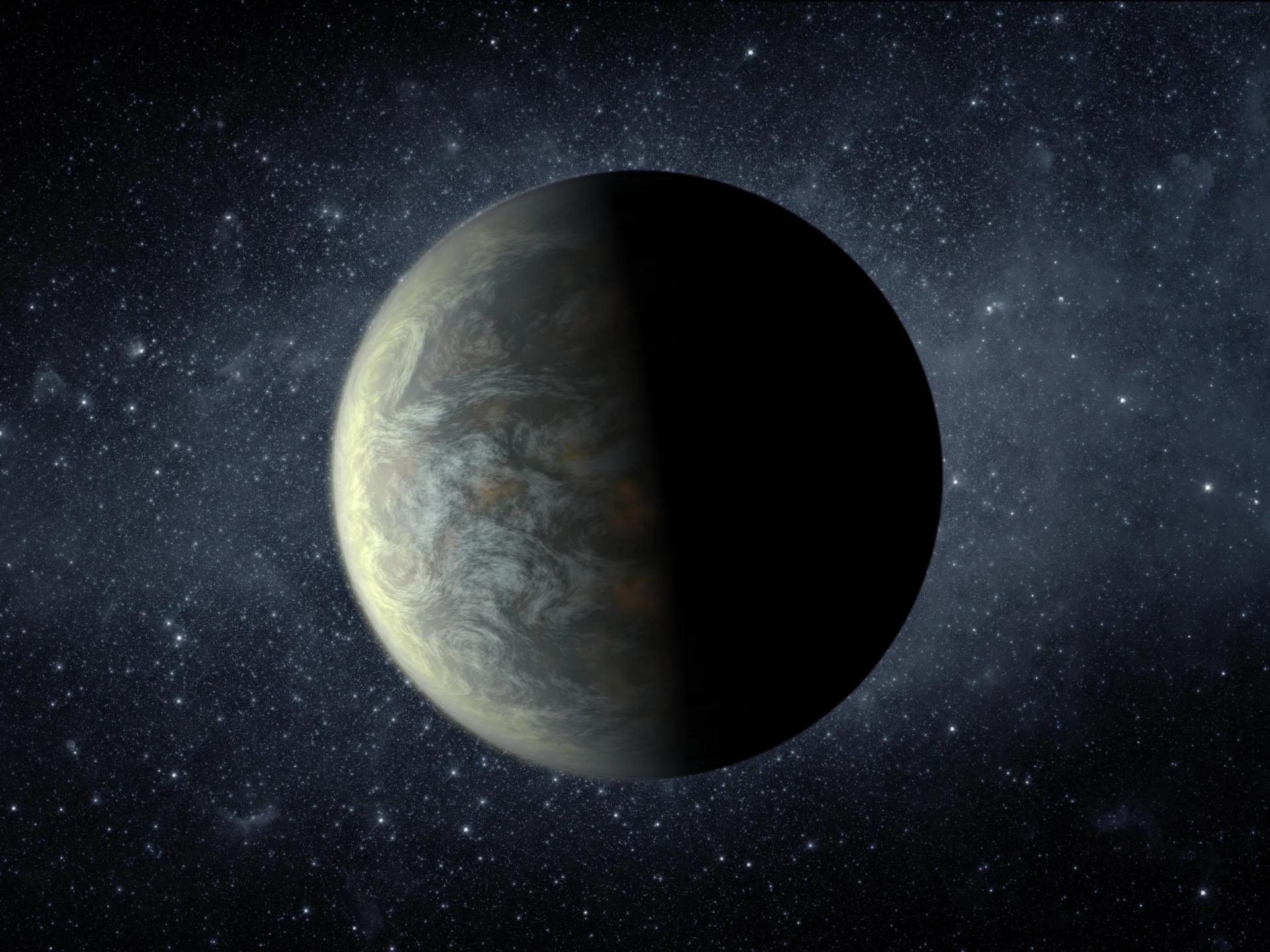 Wizja artystyczna planety pozasłonecznej Kepler20f