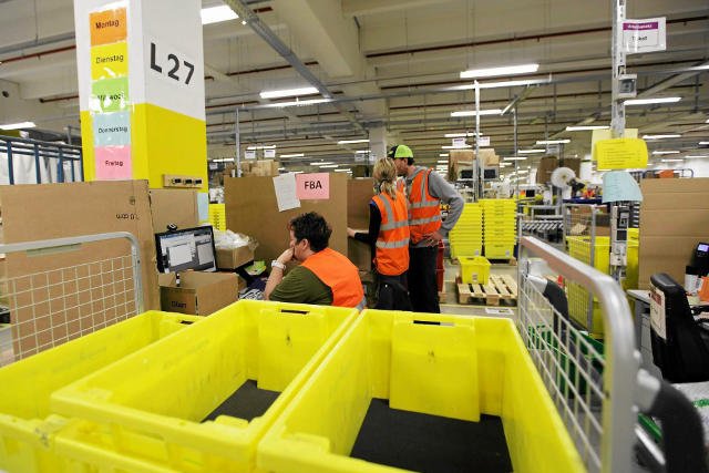 Centrum logistyczne Amazona w niemieckim Graben