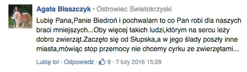 Komentarz pod artykułem: Biedroń realizuje kolejną obietnicę wyborczą i znowu wyznacza standardy. W Słupsku zbudują cmentarz dla zwierząt