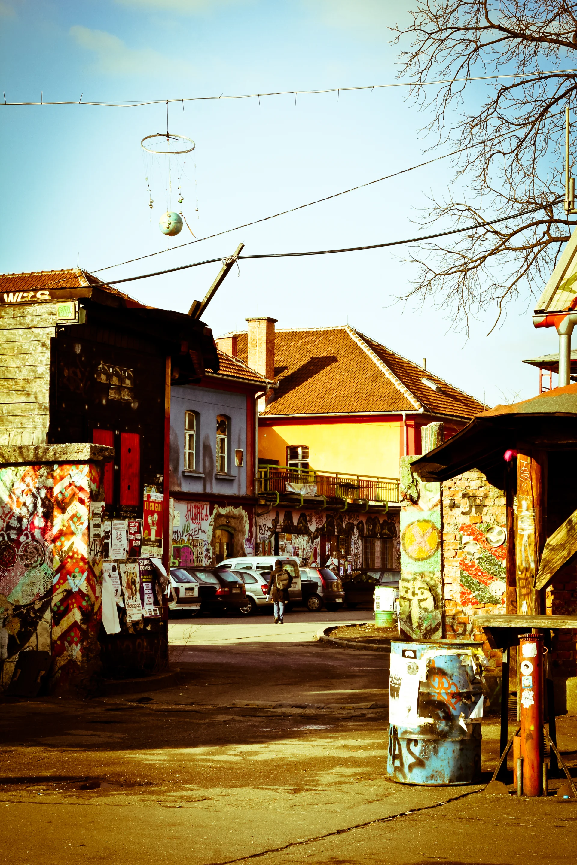 Dzielnica Metelkova w Lublanie