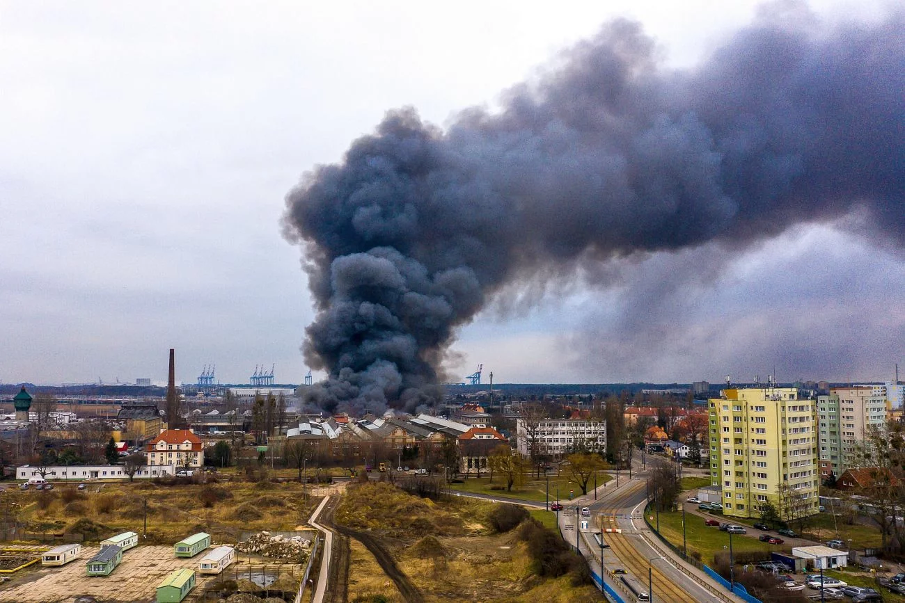 Pożar w gdańskiej hali na Przeróbce zaczął się od zakamuflowanej w niej fabryki narkotyków