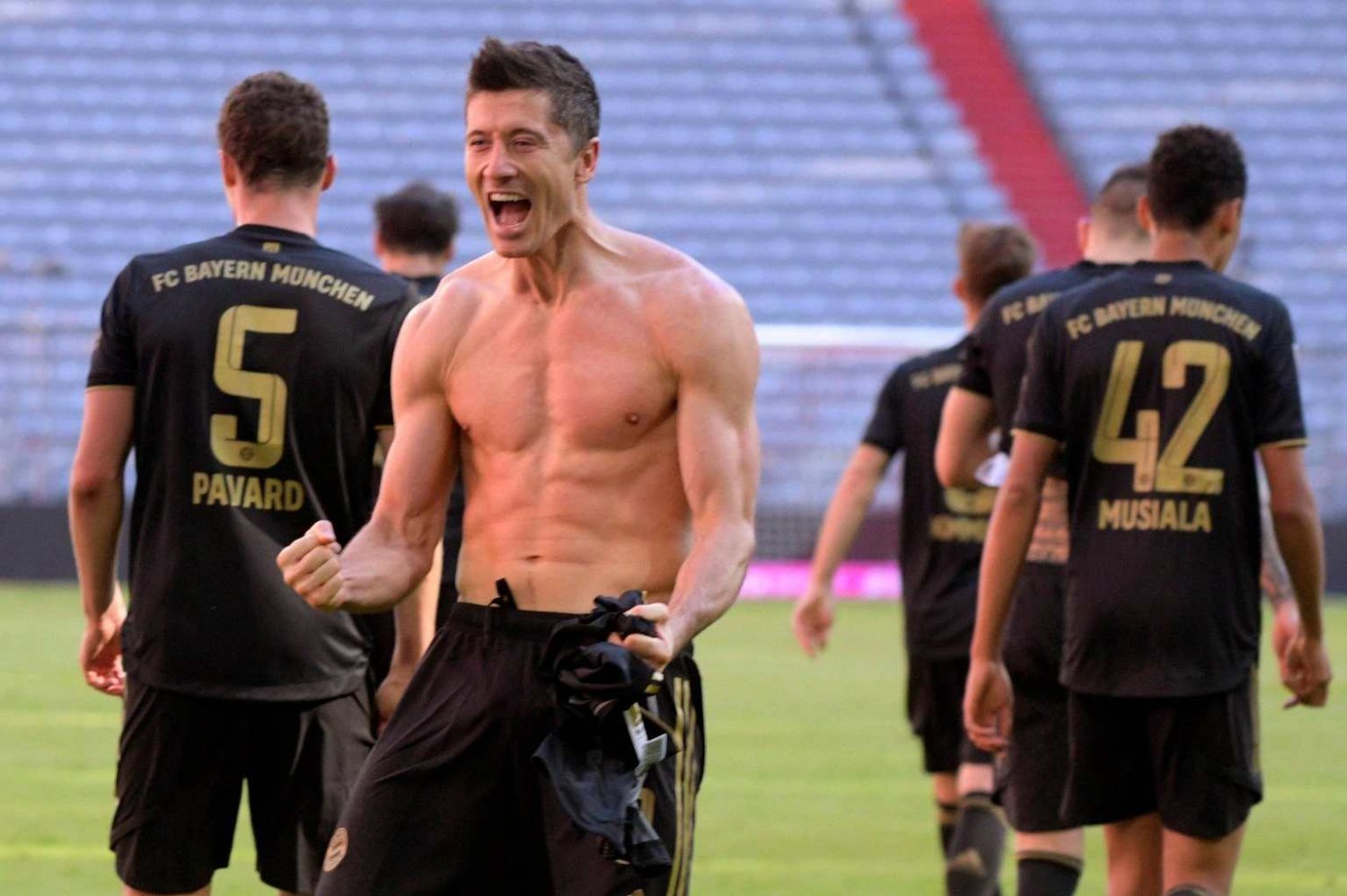 Robert Lewandowski strzelił 41. bramkę w Bundeslidze w 89. minucie meczu.