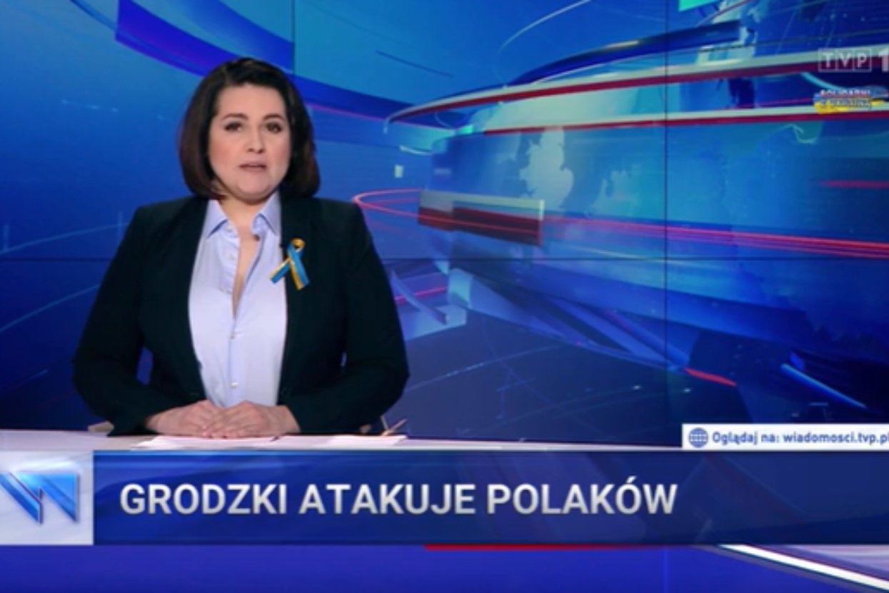 "Wiadomości" TVP zaatakowały Donalda Tuska w serwisie, który był głównie poświęcony wizycie Joe Bidena.