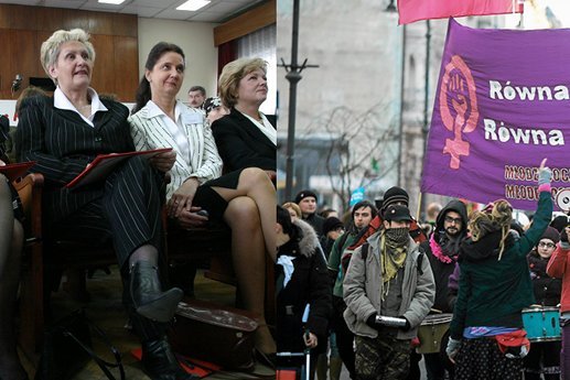 Feministki wyjątkowo upodobały sobie wychodzenie na ulice