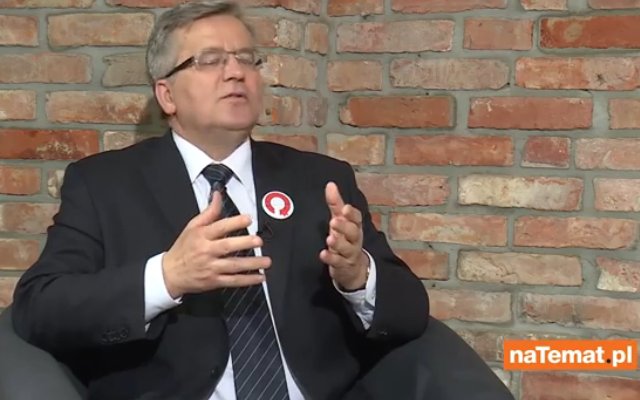 Tak wygląda człowiek, który jedno mówi, a drugie robi...