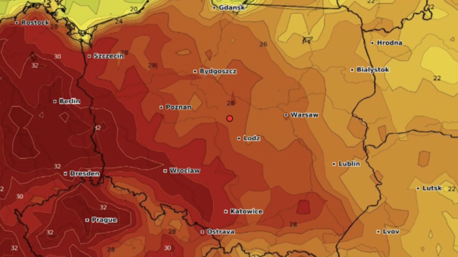 mapa pogody