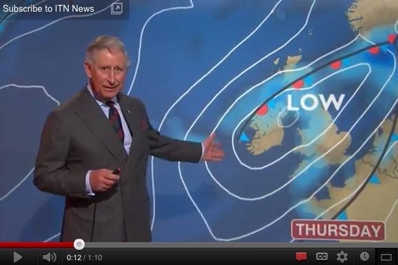 Książę Karol zapowiada prognozę pogody