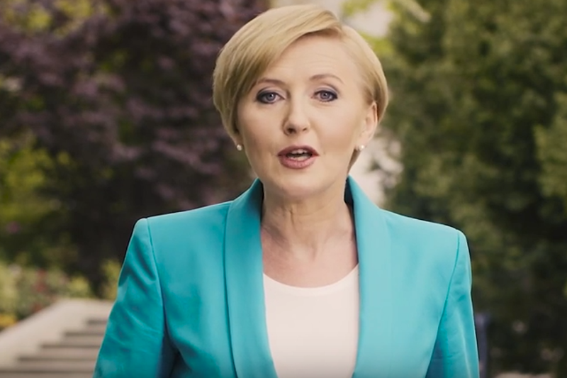 Agata Kornhauser-Duda, żona prezydenta Andrzeja Dudy, publicznie zabrała głos.